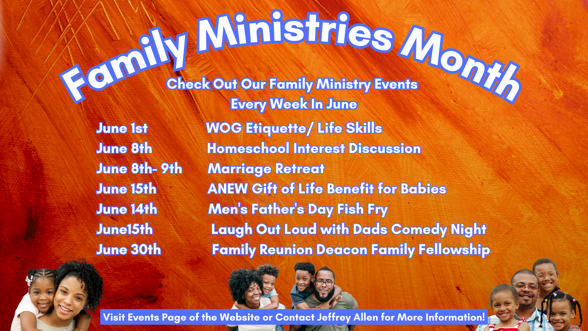Family Ministries Month head image