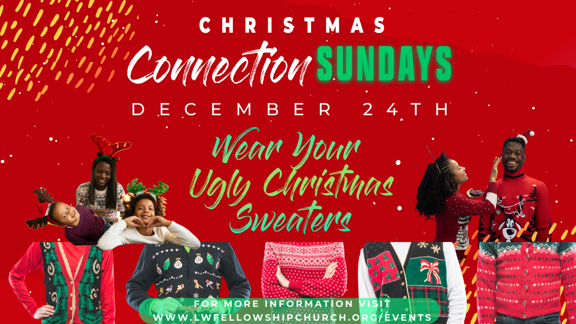 Connection Sundays – Ugly Christmas Sweaters head image