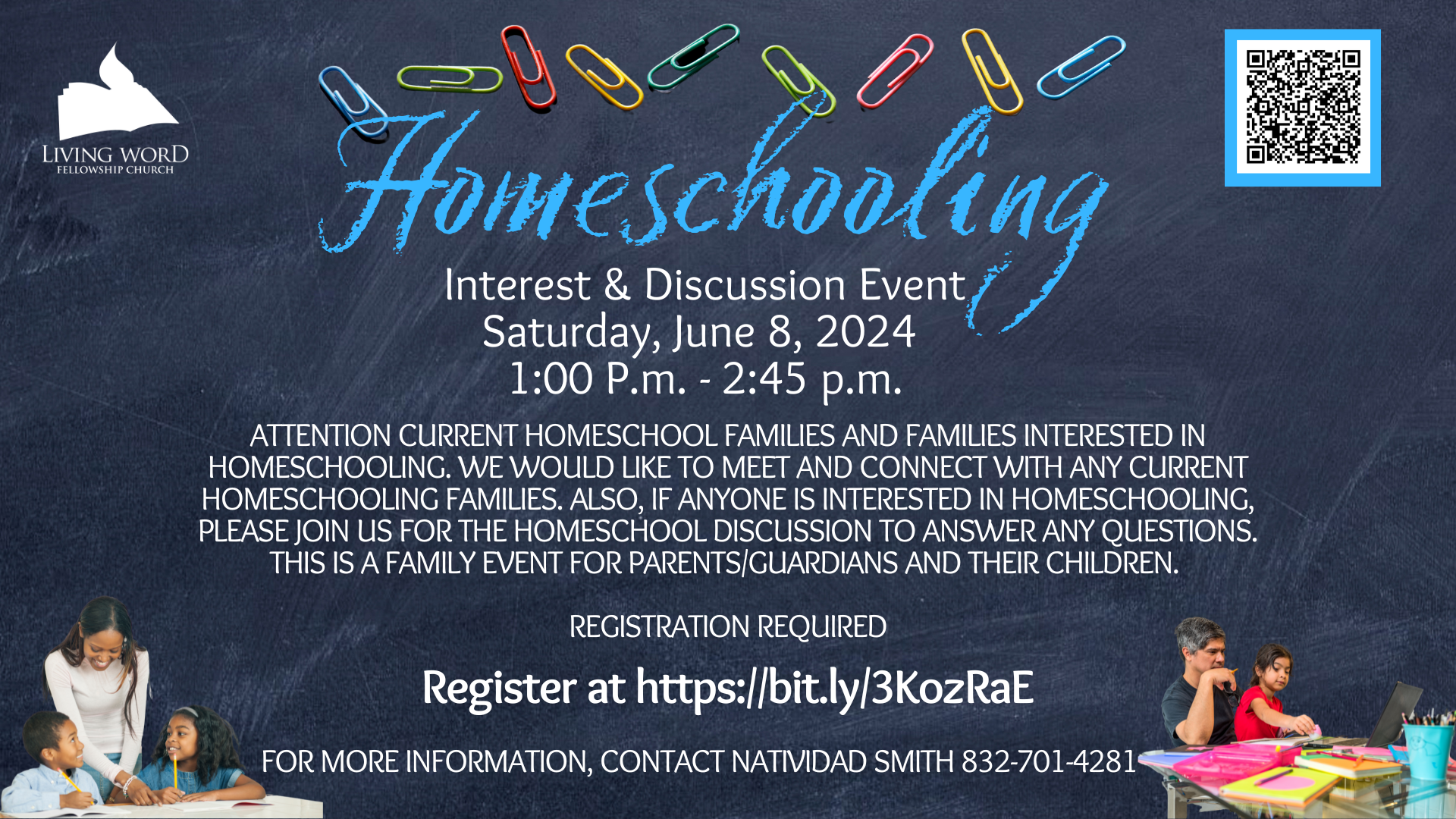 Homeschooling Information Event head image