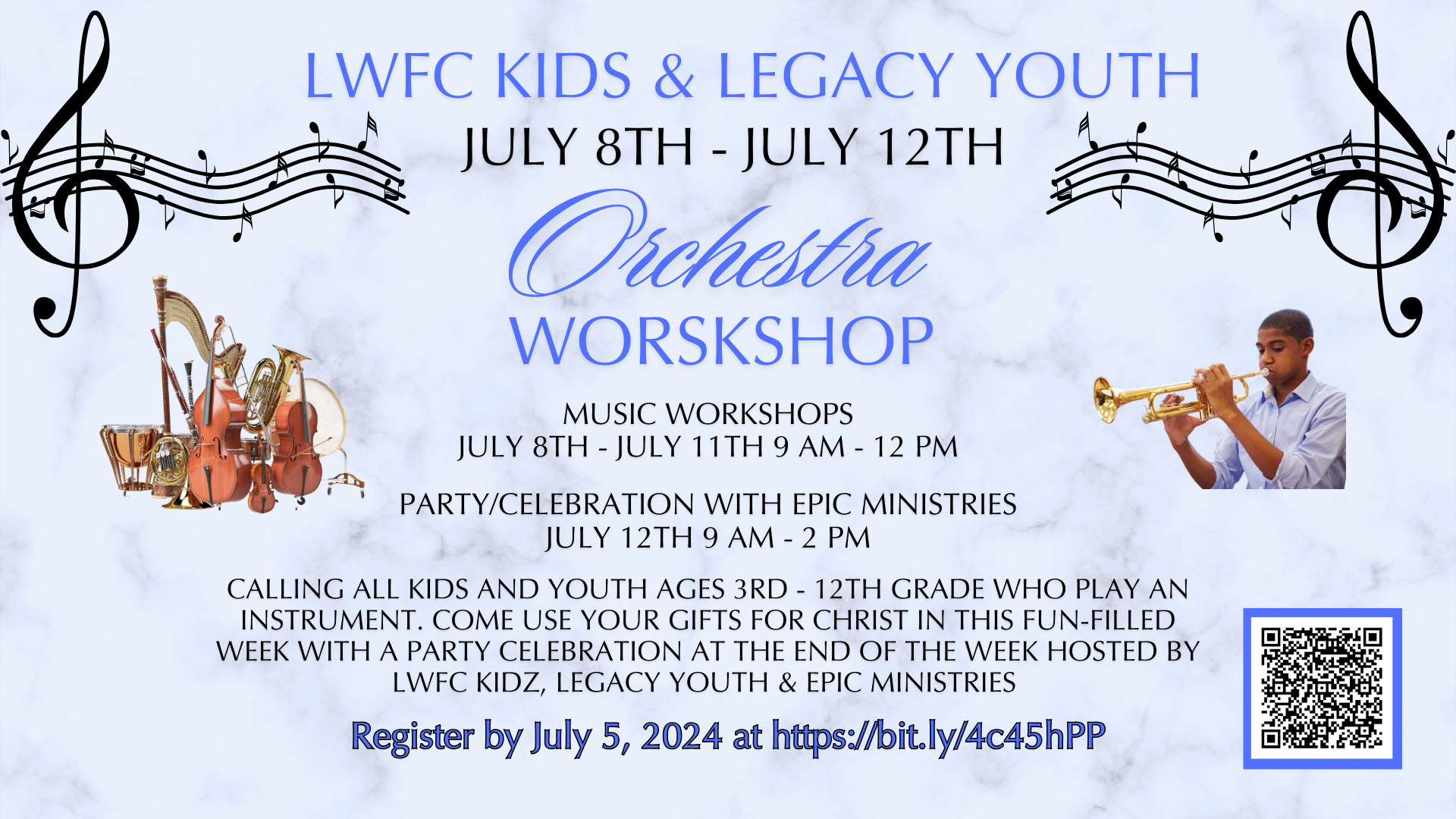 LWFC Kidz/Legacy Youth Orchestra Workshop head image