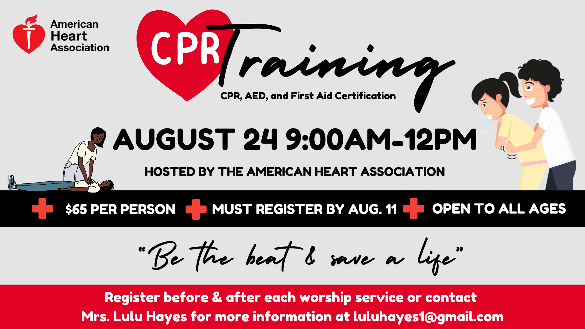CPR Training head image