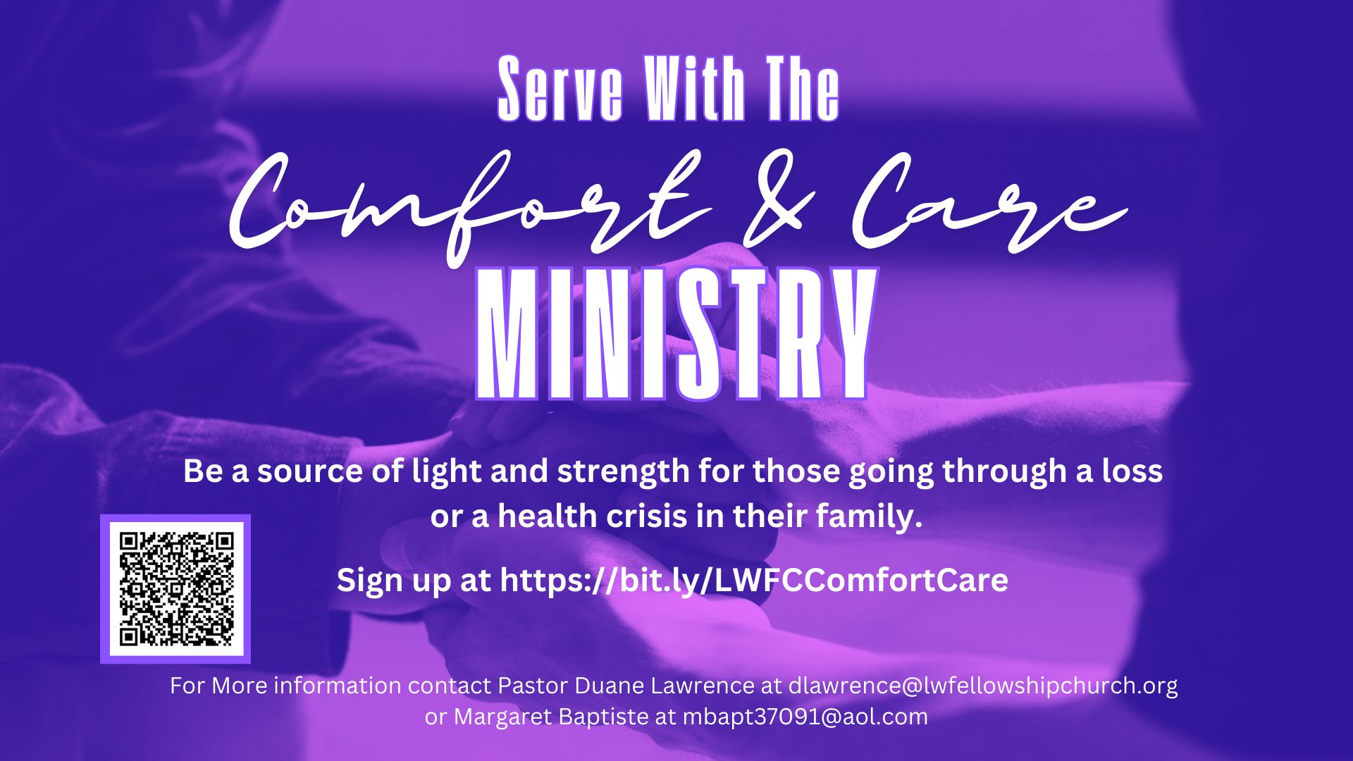 Comfort & Care Ministry head image