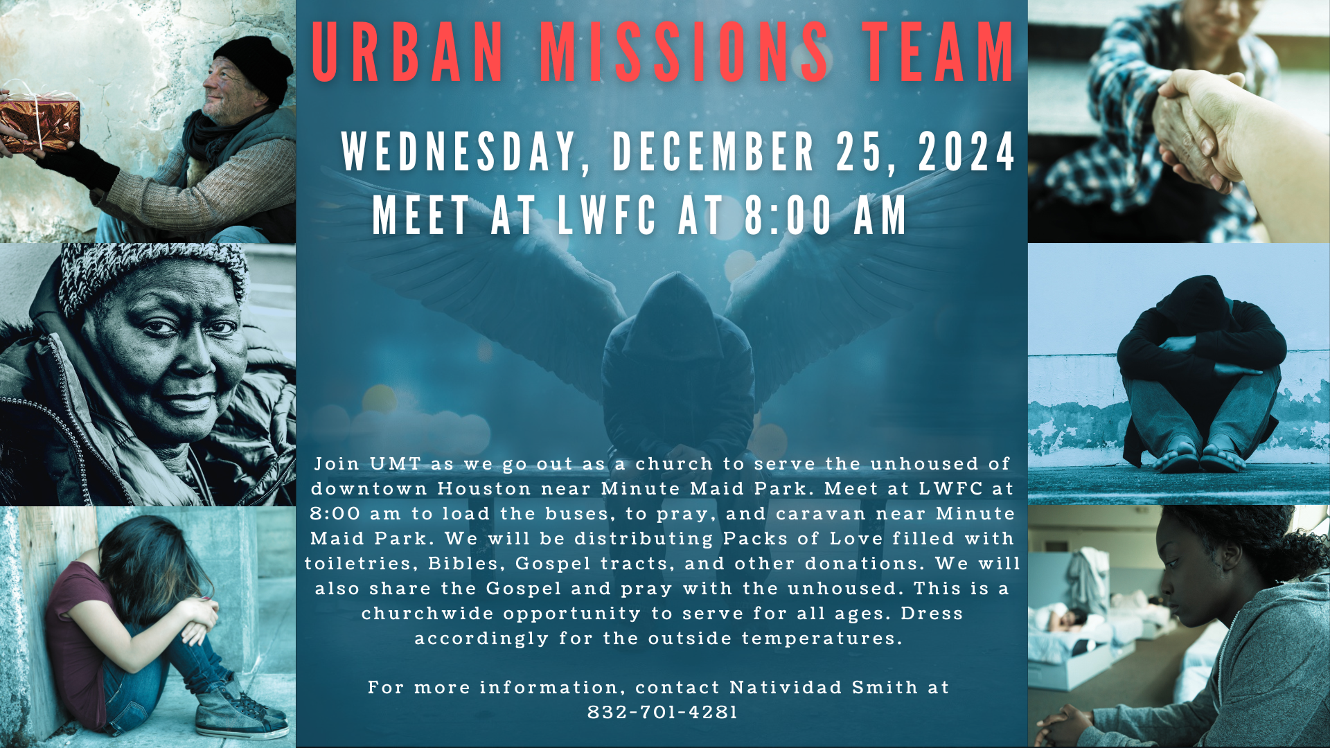 Volunteer with UMT Christmas Day in Downtown Houston head image